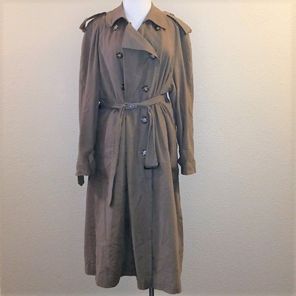 *SALE*Brooks Brothers Womens & Men Tan Trench Coat